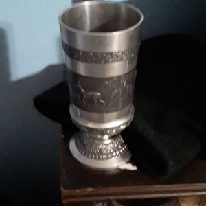 Pewter mullinger goblet cup